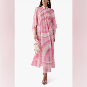 NWOT ！Pucci Cotton Muslin Kaftan
